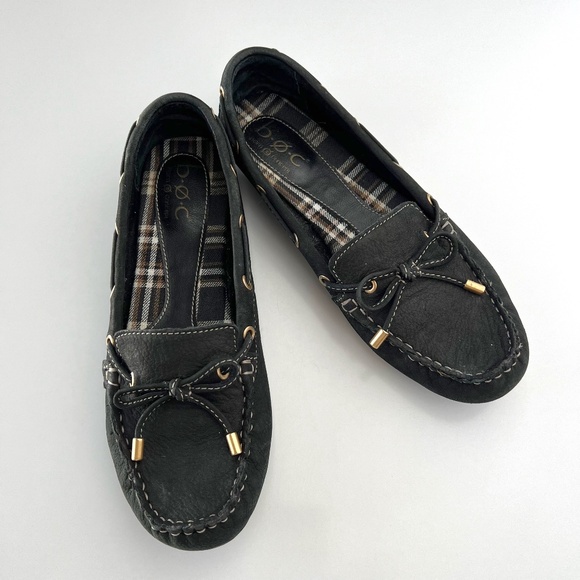 boc Shoes - B.Ø.C Born Women's Black Leather Loafer size 7.5M